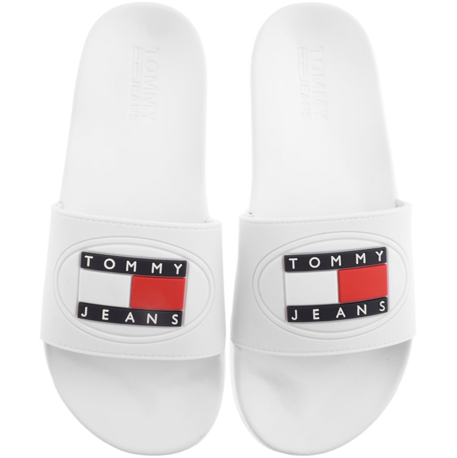 Alternative Image for ProductTommy Jeans Seasonal Flag Sliders White1